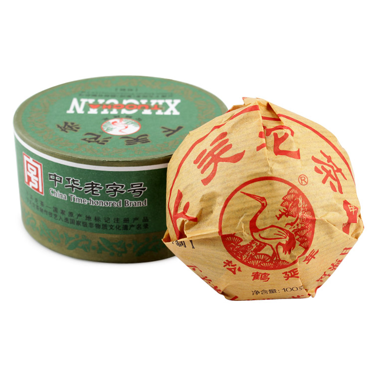 中国高級茶　特級品　牛一 下关特制甲级沱茶普洱茶生茶2016年/100克/沱圆盒装 - 51普洱茶网