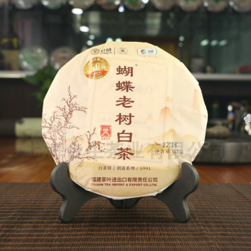 中茶 5901蝴蝶老树白茶 白茶  2021年  357克/饼