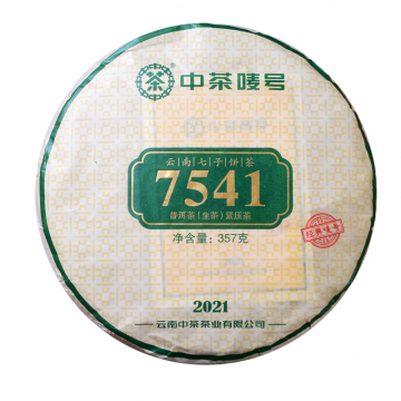 【618特惠】中茶 7541 普洱茶  生茶  2021年  357克/饼