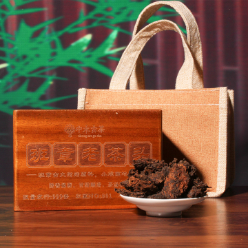中木班章老茶头 普洱茶 熟茶  精品木质礼盒装 500克/盒
