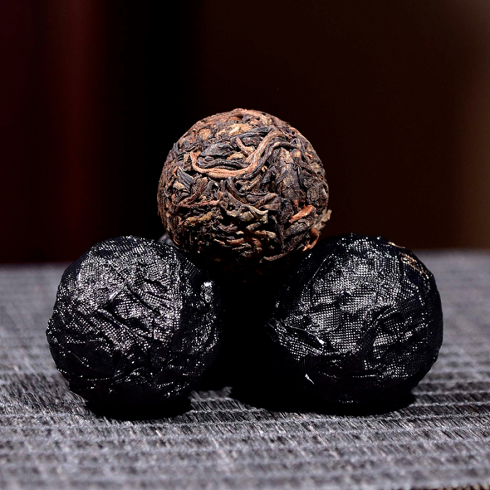 新品特惠】十粒装2025年一头大象易武大树龙珠熟茶7.5克/颗 - 51